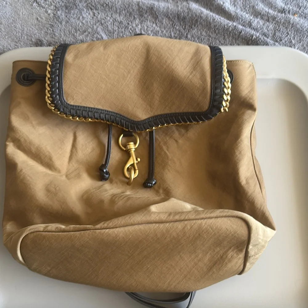 NWOT Rebecca Minkoff Woven Chain Backpack